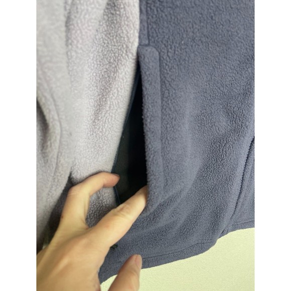 The North Face Small Isadora Jacket Purple Fleece Full Zip Long Sleeve Mock Neck - Picture 4 of 13